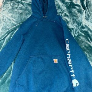 Blue carhartt hoodie